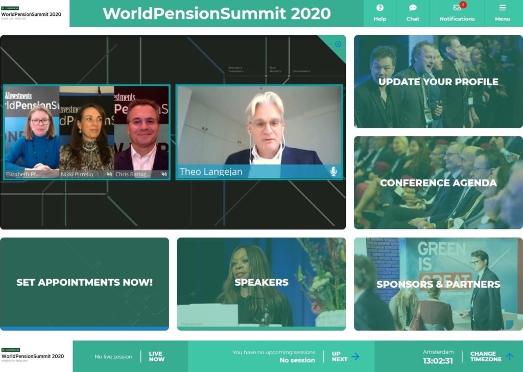 virtuelle Lobby World Pension Summit